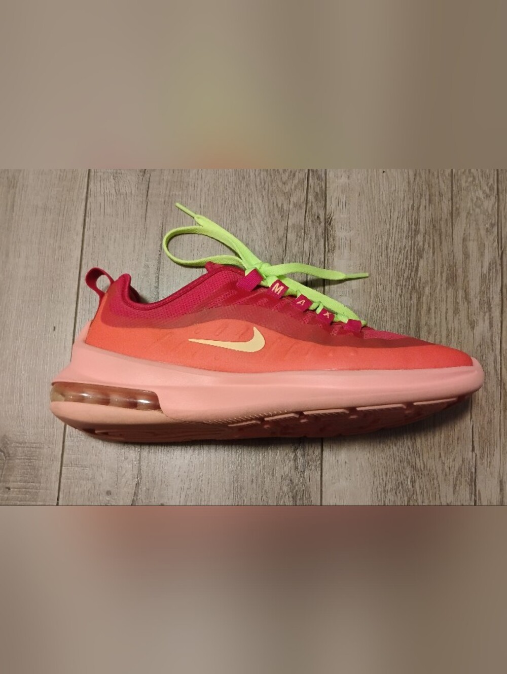 Nike Women's Air Max Axis Sneakers Running Shoes in Pink/Melon/Coral, Size 9.5 - Picture 8 of 16